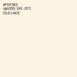 #FDF3E3 - Old Lace Color Image